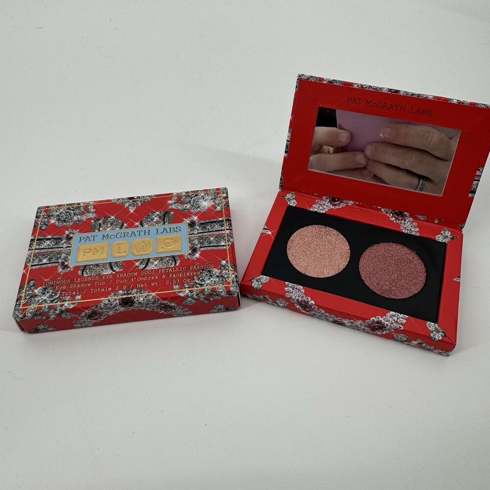 Pat McGrath Labs Luminous Legends Duo Petallic Passion Crystal Blossom NIB